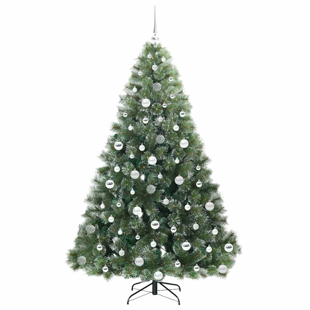 vidaXL Artificial Christmas Tree Green 180 cm PE and PVC