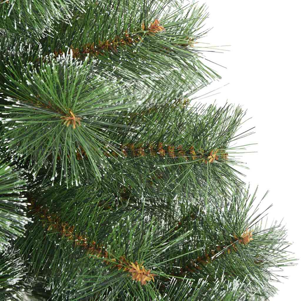 vidaXL Artificial Christmas Tree with 300 LEDs Green 240 cm PE and PVC