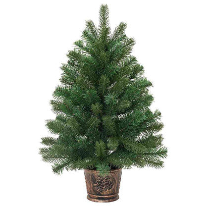 vidaXL Artificial Christmas Tree Green 95 cm PVC, PE and steel