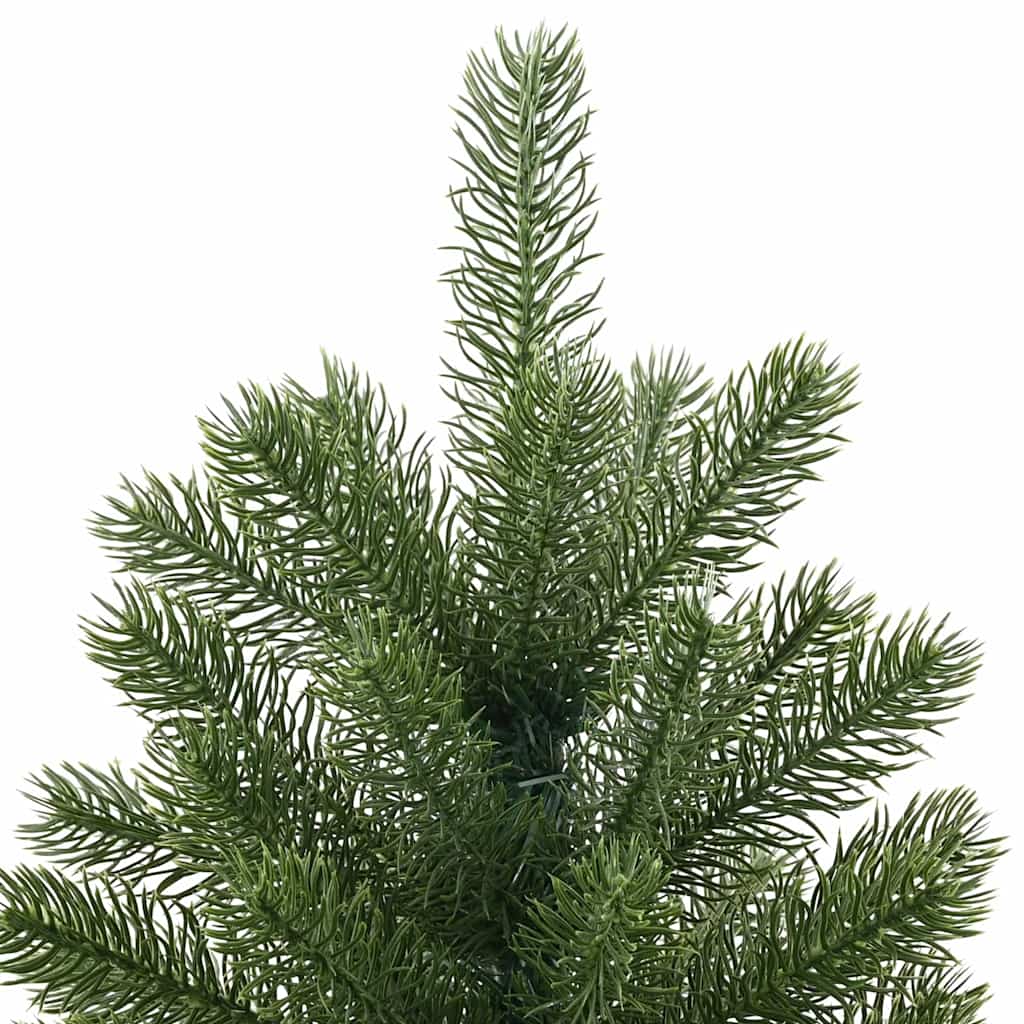 vidaXL Artificial Christmas Tree Green 210 cm PVC, PE and steel