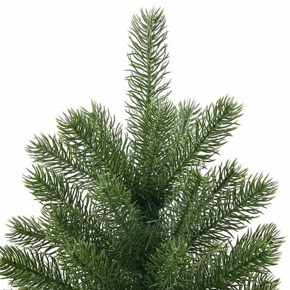 vidaXL Artificial Christmas Tree Green 210 cm PVC, PE and steel