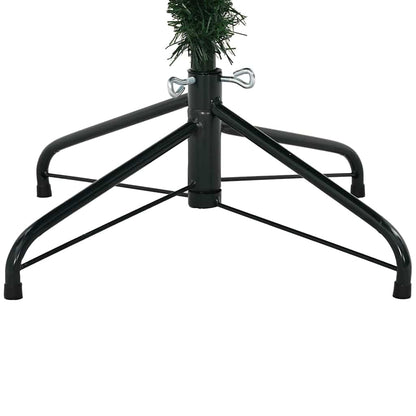 vidaXL Artificial Christmas Tree Green 210 cm PVC, PE and steel