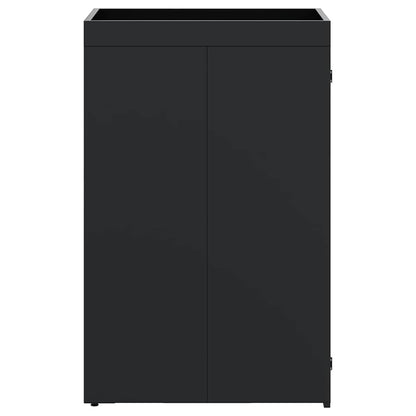 vidaXL Wheelie Bin Storage with Planter Roof for Single 240L Bin Black