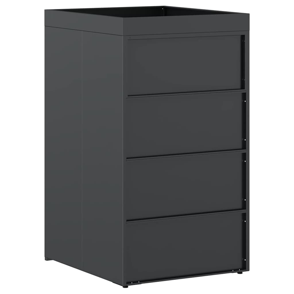 vidaXL Wheelie Bin Storage with Planter Roof for Single 240L Bin