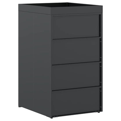vidaXL Wheelie Bin Storage with Planter Roof for Single 240L Bin
