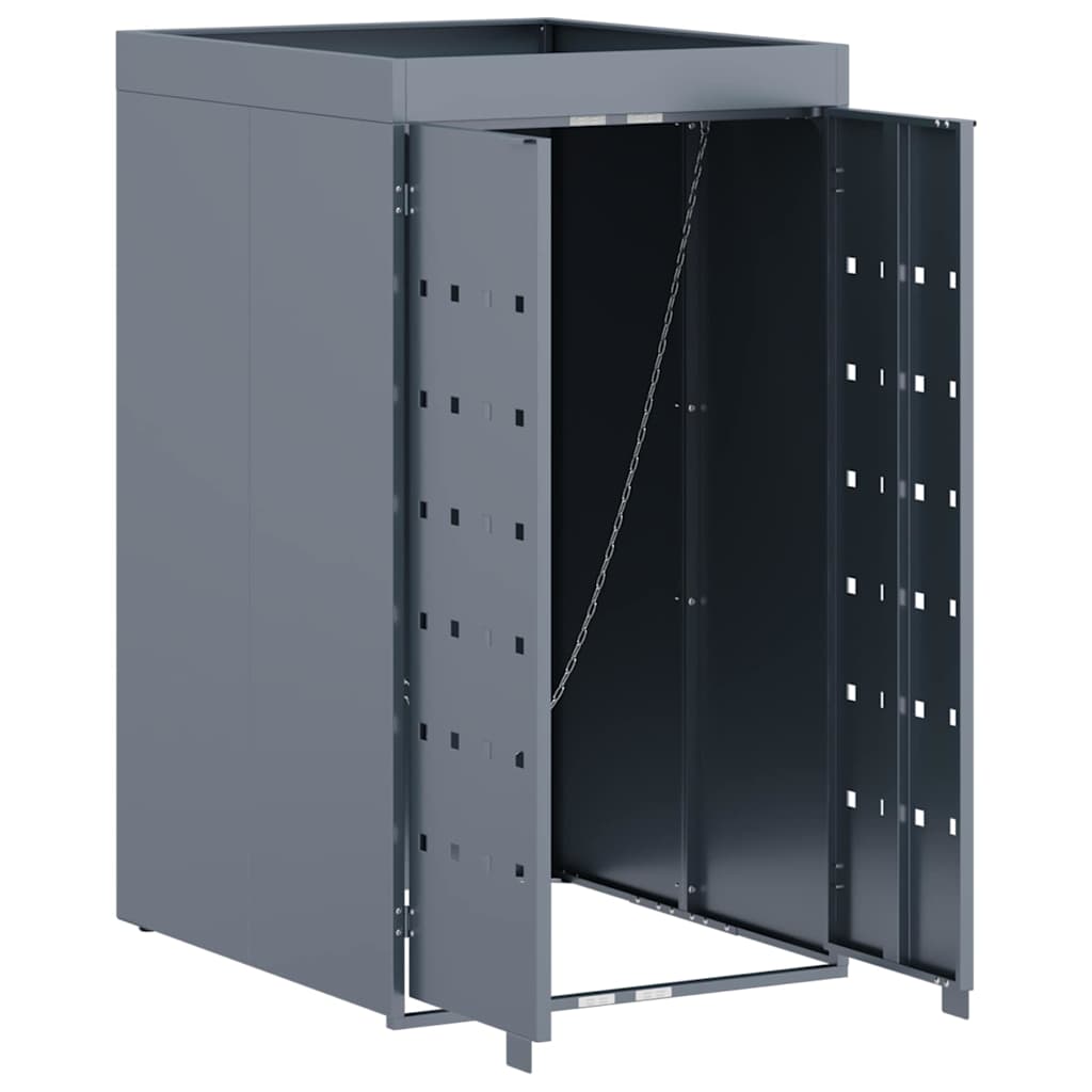 vidaXL Wheelie Bin Storage with Planter Roof for Single 240L Bin