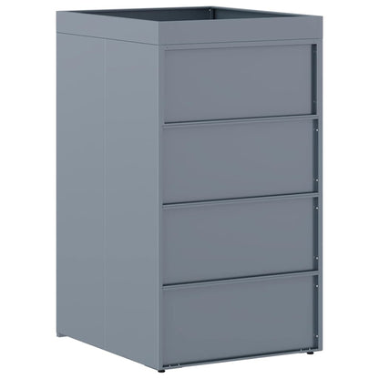 vidaXL Wheelie Bin Storage with Planter Roof for Single 240L Bin