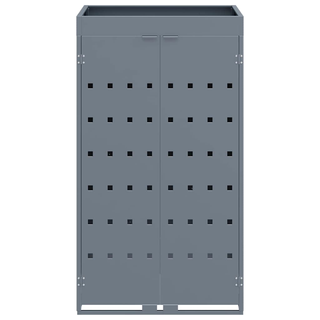 vidaXL Wheelie Bin Storage with Planter Roof for Single 240L Bin