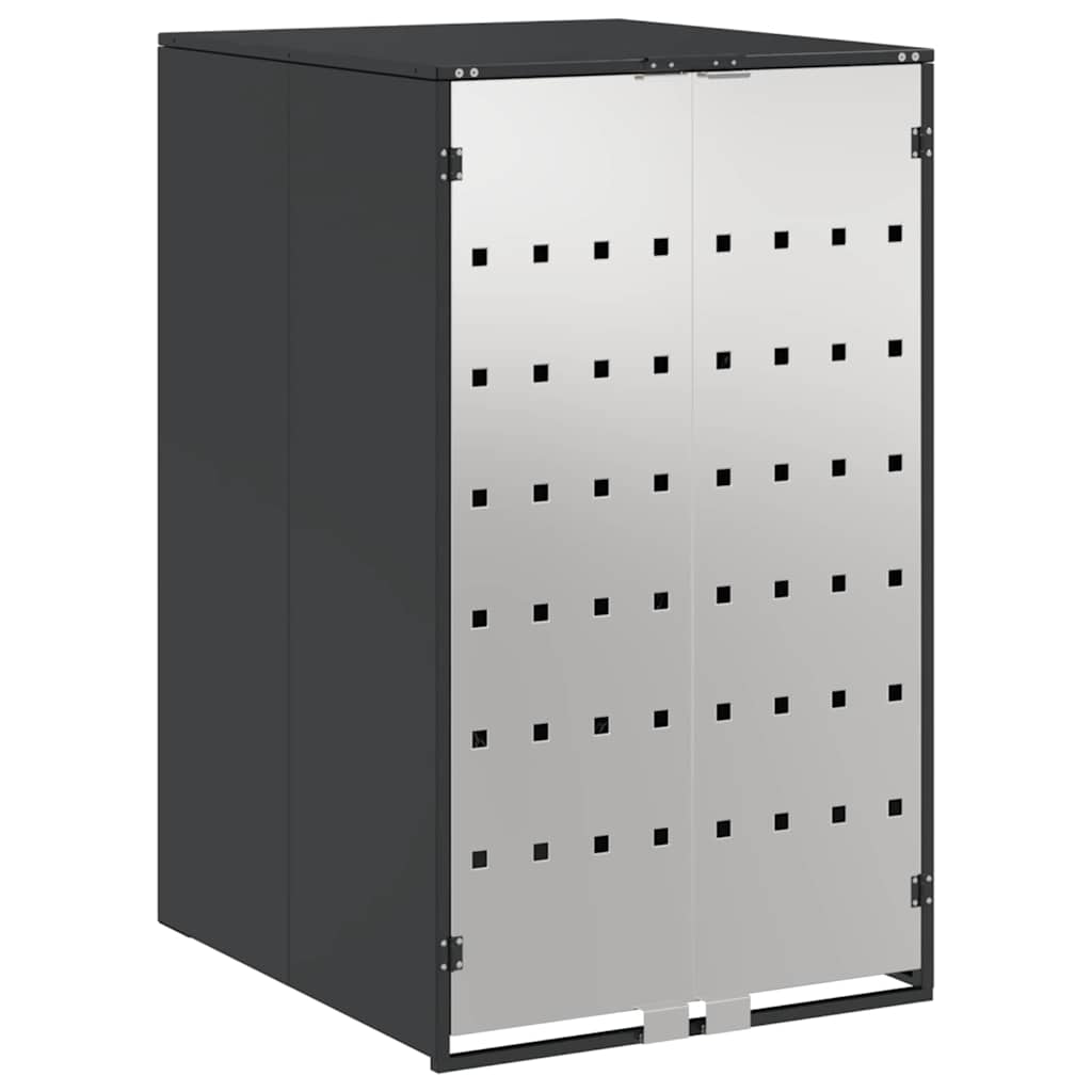 vidaXL Wheelie Bin Storage with Gas Lift-up Lid for 240L Bin Steel