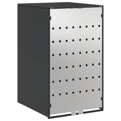 vidaXL Wheelie Bin Storage with Gas Lift-up Lid for 240L Bin Steel
