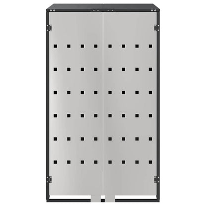 vidaXL Wheelie Bin Storage with Gas Lift-up Lid for 240L Bin Steel