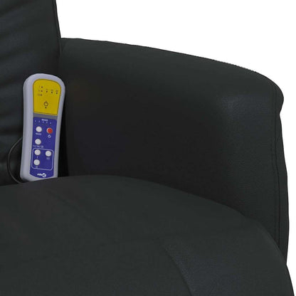 vidaXL Swivel Massage Recliner Chair Black 71 x 90 x 105 cm
