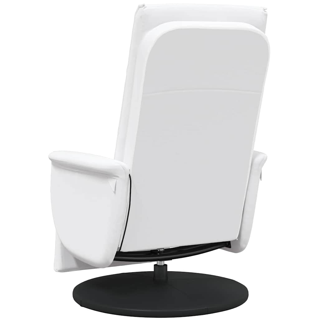 vidaXL Swivel Massage Recliner Chair White 71 x 90 x 105 cm
