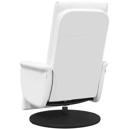 vidaXL Swivel Massage Recliner Chair White 71 x 90 x 105 cm