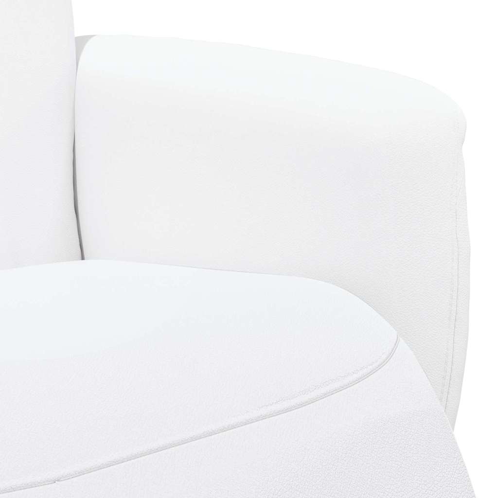 vidaXL Massage Recliner Chair White 71 x 90 x 105 cm Faux Leather