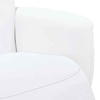 vidaXL Massage Recliner Chair White 71 x 90 x 105 cm Faux Leather