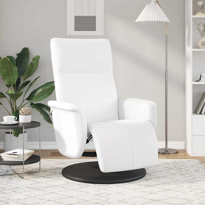 vidaXL Massage Recliner Chair White 71 x 90 x 105 cm Faux Leather