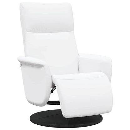 vidaXL Massage Recliner Chair White 71 x 90 x 105 cm Faux Leather