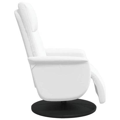 vidaXL Massage Recliner Chair White 71 x 90 x 105 cm Faux Leather