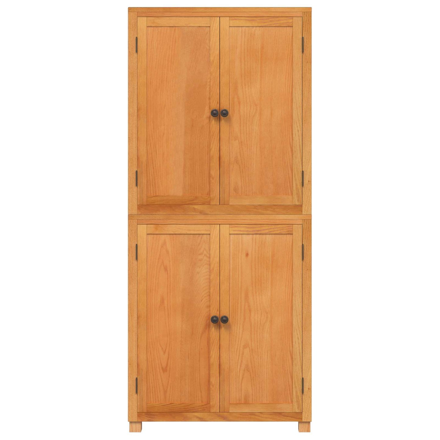 vidaXL Storage Furniture Set with Shelf 2 pcs Natural 80 x 35 x 185 cm