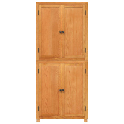 vidaXL Storage Furniture Set with Shelf 2 pcs Natural 80 x 35 x 185 cm