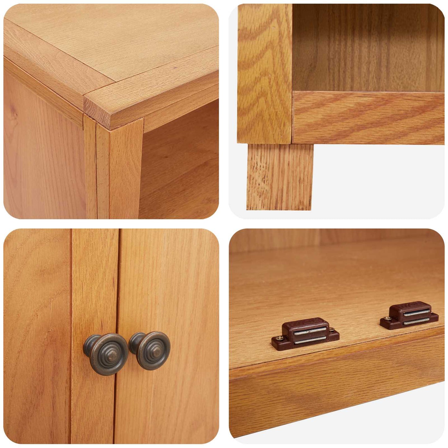 vidaXL Storage Furniture Set with Storage Brown Engineered wood