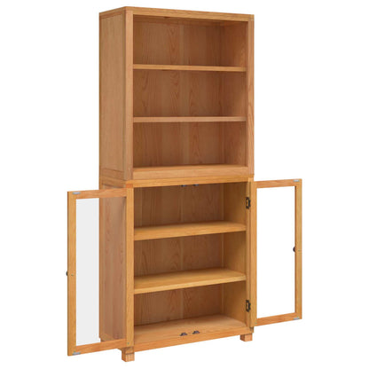vidaXL Storage Furniture Set with Shelf 2 pcs Natural 80 x 35 x 185 cm