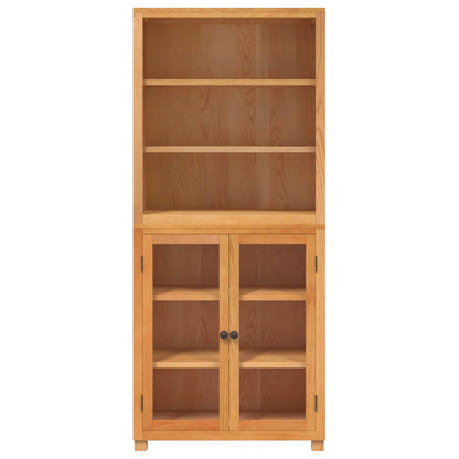 vidaXL Storage Furniture Set with Shelf 2 pcs Natural 80 x 35 x 185 cm