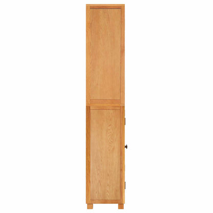 vidaXL Storage Furniture Set with Shelf 2 pcs Natural 80 x 35 x 185 cm