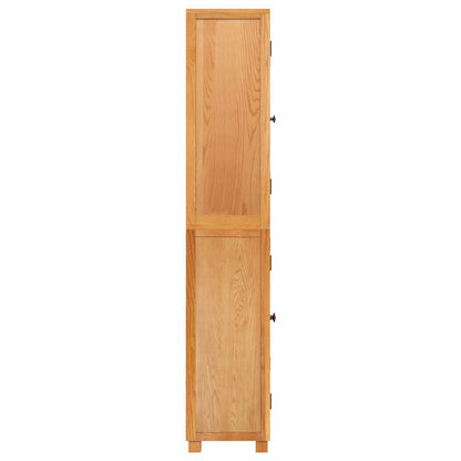 vidaXL Storage Furniture Set with Shelf 2 pcs Natural 80 x 35 x 185 cm