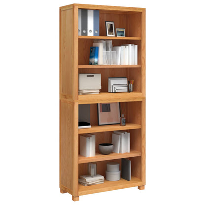 vidaXL Storage Furniture Set with Shelf 2 pcs Natural 80 x 35 x 185 cm