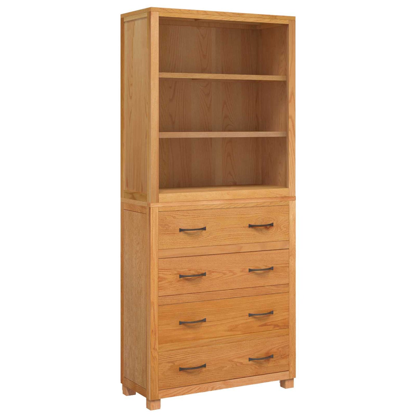 vidaXL Storage Furniture Set with Shelf 2 pcs Natural 80 x 35 x 185 cm
