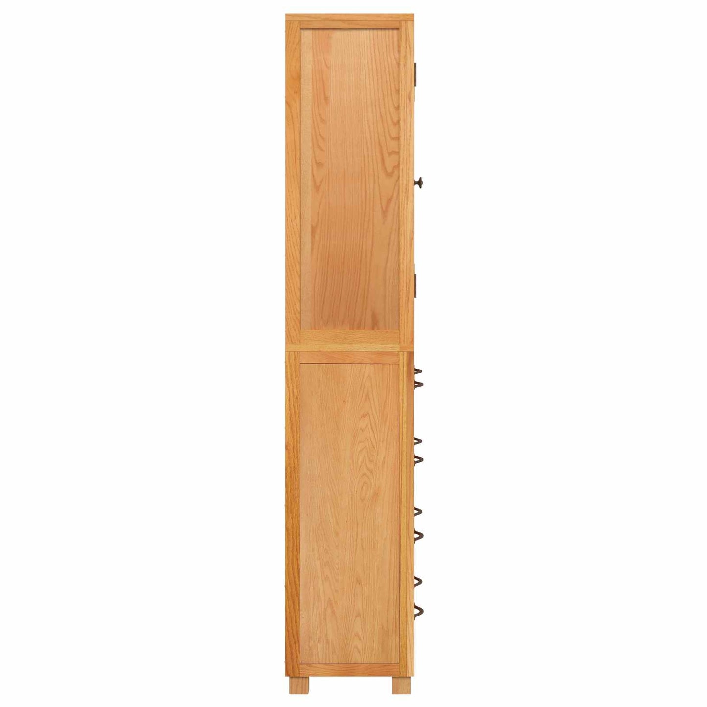 vidaXL Storage Furniture Set with Shelf 2 pcs Natural 80 x 35 x 185 cm