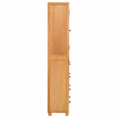 vidaXL Storage Furniture Set with Shelf 2 pcs Natural 80 x 35 x 185 cm