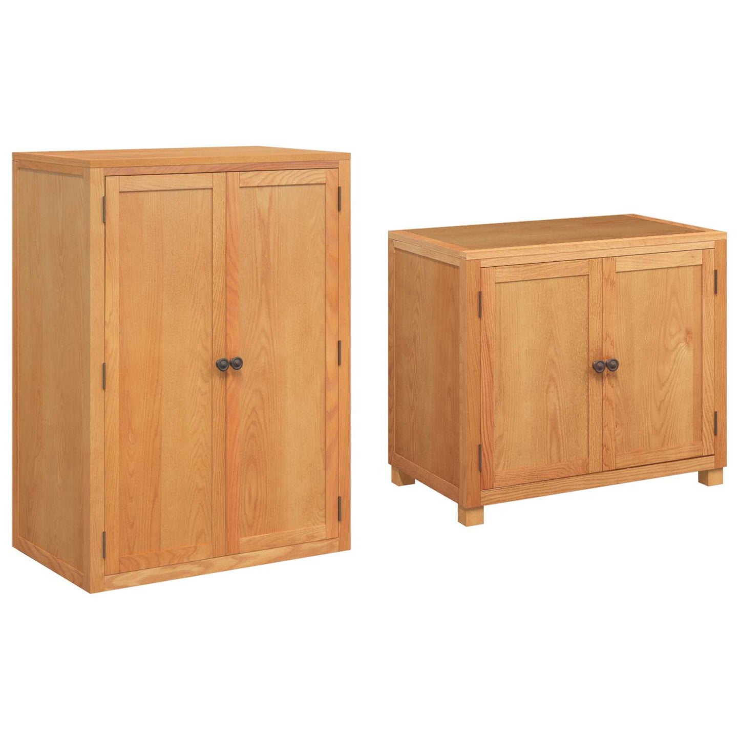 vidaXL Storage Furniture Set with Storage 2 pcs Brown 80 x 50 x 180 cm