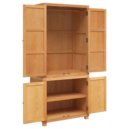 vidaXL Storage Furniture Set with Storage 2 pcs Brown 80 x 50 x 180 cm