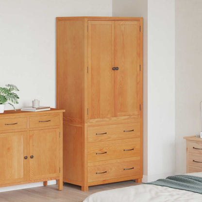 vidaXL Storage Furniture Set with Drawer 2 pcs Brown 80 x 50 x 180 cm