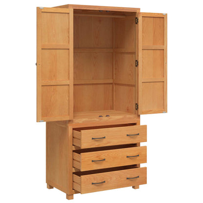 vidaXL Storage Furniture Set with Drawer 2 pcs Brown 80 x 50 x 180 cm