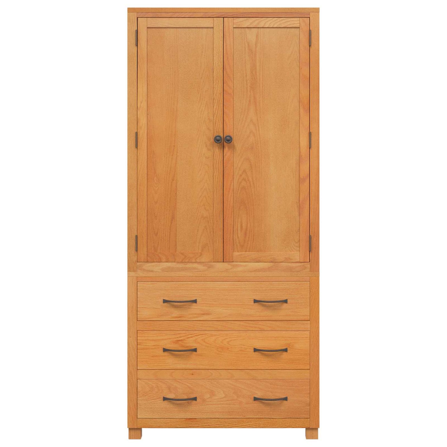 vidaXL Storage Furniture Set with Drawer 2 pcs Brown 80 x 50 x 180 cm