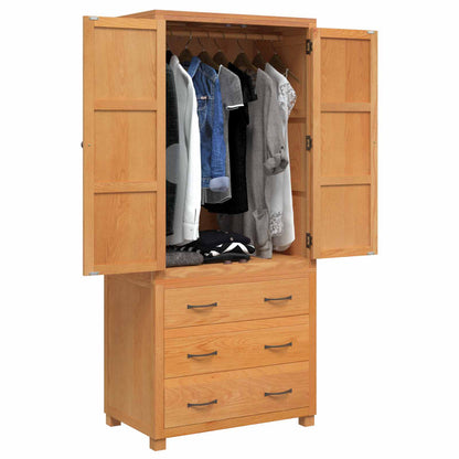 vidaXL Storage Furniture Set with Drawer 2 pcs Brown 80 x 50 x 180 cm