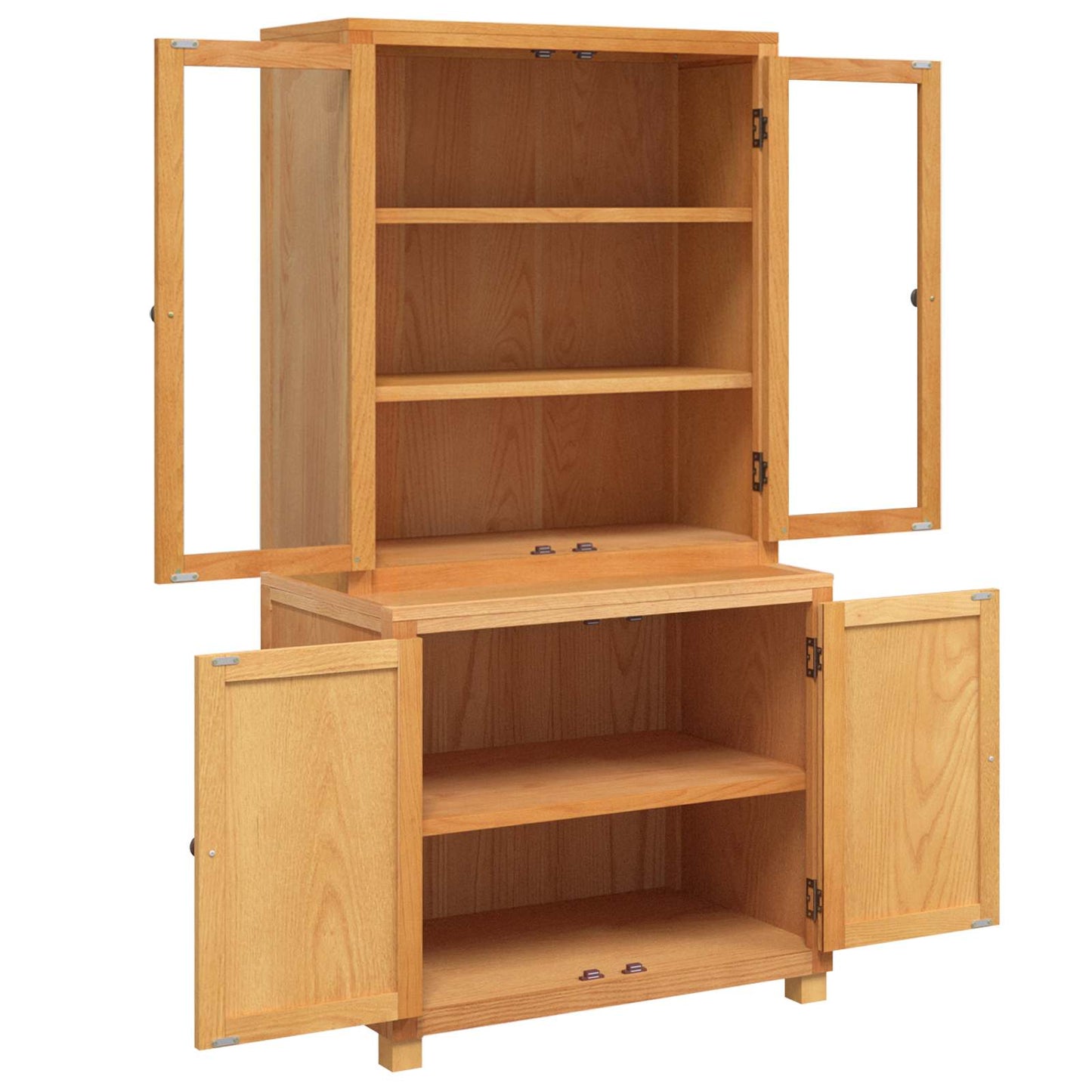 vidaXL Storage Furniture Set with Storage 2 pcs Brown 80 x 50 x 160 cm