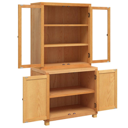 vidaXL Storage Furniture Set with Storage 2 pcs Brown 80 x 50 x 160 cm