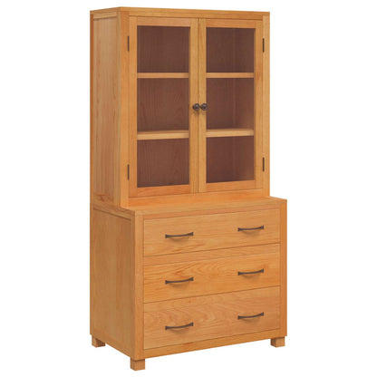 vidaXL Storage Furniture Set with Drawer 2 pcs Brown 80 x 50 x 160 cm