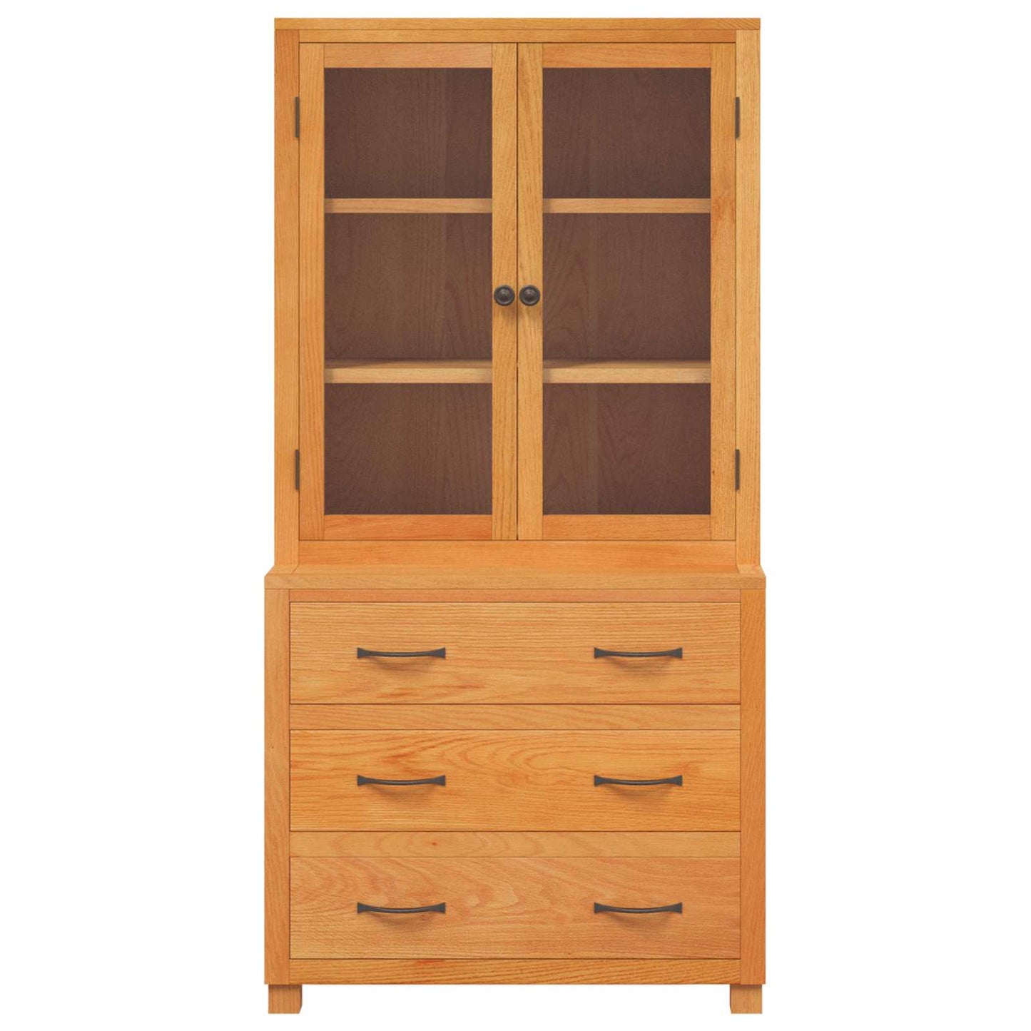 vidaXL Storage Furniture Set with Drawer 2 pcs Brown 80 x 50 x 160 cm