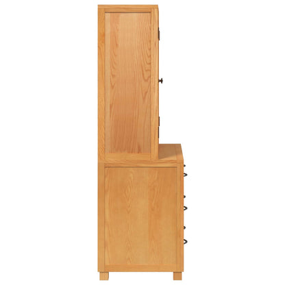 vidaXL Storage Furniture Set with Drawer 2 pcs Brown 80 x 50 x 160 cm