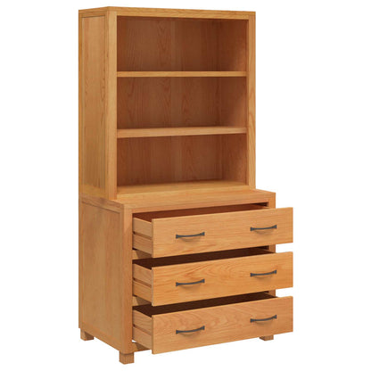 vidaXL Storage Furniture Set with Drawer 2 pcs Brown 80 x 50 x 160 cm