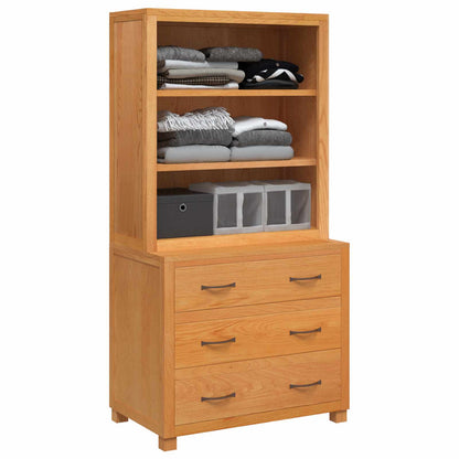 vidaXL Storage Furniture Set with Drawer 2 pcs Brown 80 x 50 x 160 cm