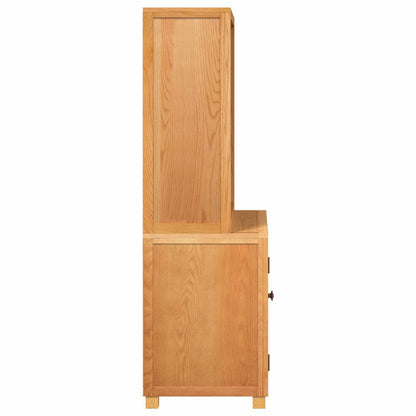 vidaXL Storage Furniture Set with Drawer 2 pcs Brown 80 x 50 x 160 cm