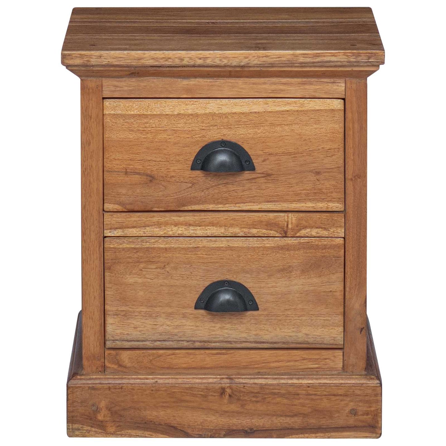 vidaXL Bedside Table Natural 40 x 30 x 50 cm Solid Teak Wood