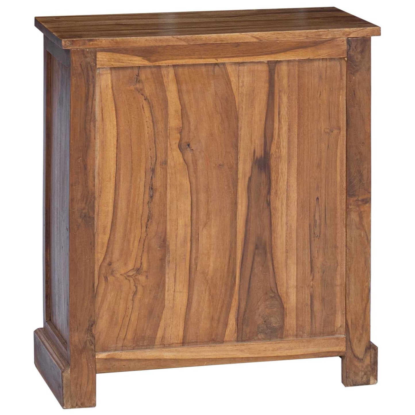 vidaXL Storage Cabinet Natural 65 x 30 x 75 cm Solid Teak Wood